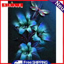 5D DIY Full Drill Diamond Painting Morning Glory Cross Stitch Kit Home Wall Art