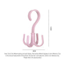 #A 360 Rotation Wardrobe Towel Clothes Hanger Organizer Belt Scarf Hanging Racks