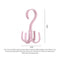 #A 360 Rotation Wardrobe Towel Clothes Hanger Organizer Belt Scarf Hanging Racks