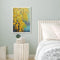 DIY Paint by Number Kit Unique Gift Yellow Flower Pattern Killing Time Tools