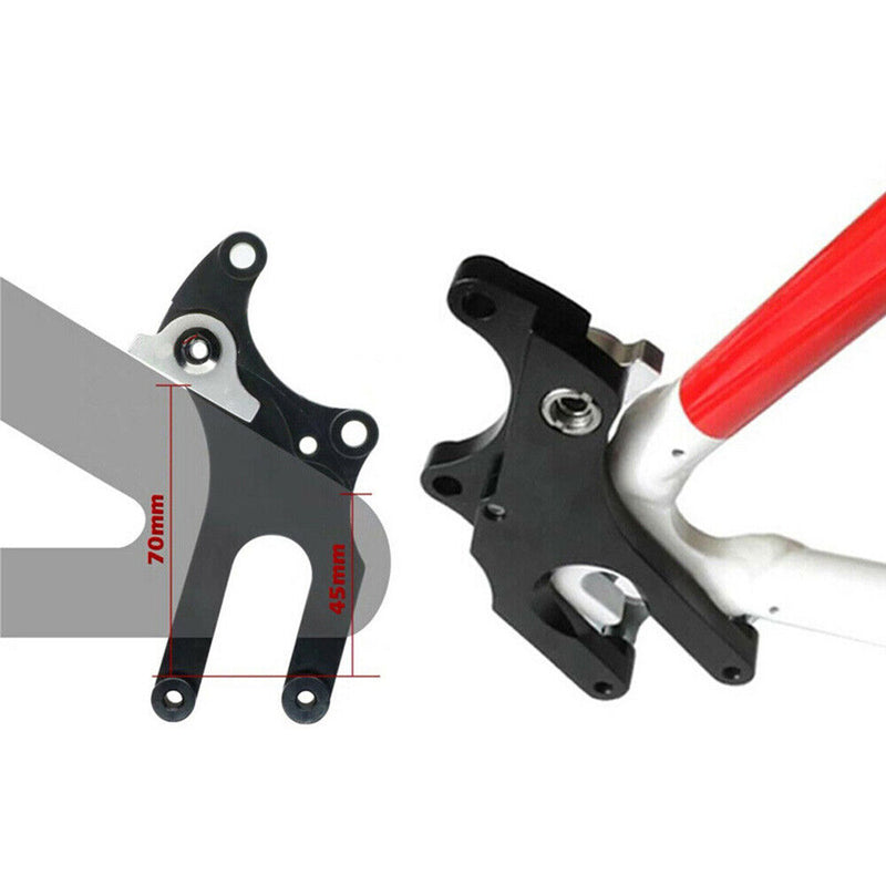 Road Bike Disc Brake Conversion Bicycle Brake Fixed Seat Adapter Converter
