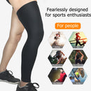 1 Pair Breathable Knee Guard Cover Men Women Calf Compression Socks (L) Newly