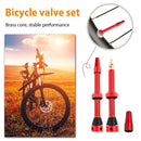Bike Tubeless Presta Valve Set Bike CNC Machined Anodized Tool (60mm Red) Newly