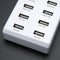 10 Port USB Home Travel Wall AC Charger Fast Charge Power Strip Adapter