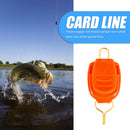 5x Fishing Line Stopper Baitcasting Reel Wire Holder Buckle Keeper (Orange)