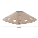 PU Leather Star Table Lamp Shade Covers Dustproof Spotlight Case (Apricot) Newly