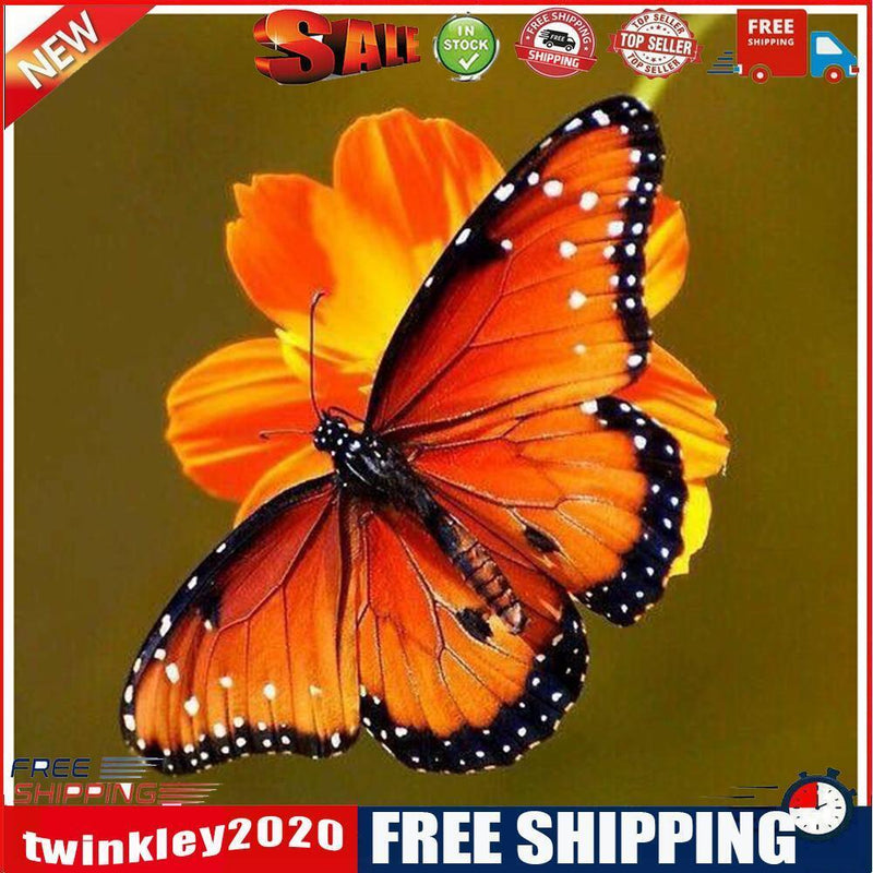 5D DIY animal butterfly full circle diamond painting diamond E755