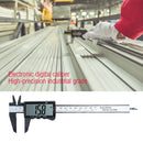 Electronic Digital Vernier Caliper Full Screen Measuring Tool (Black 150mm)