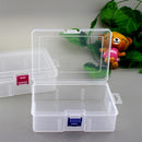 spskdian PP Empty Box Transparent Plastic Rectangular PP Box with Lid Klei