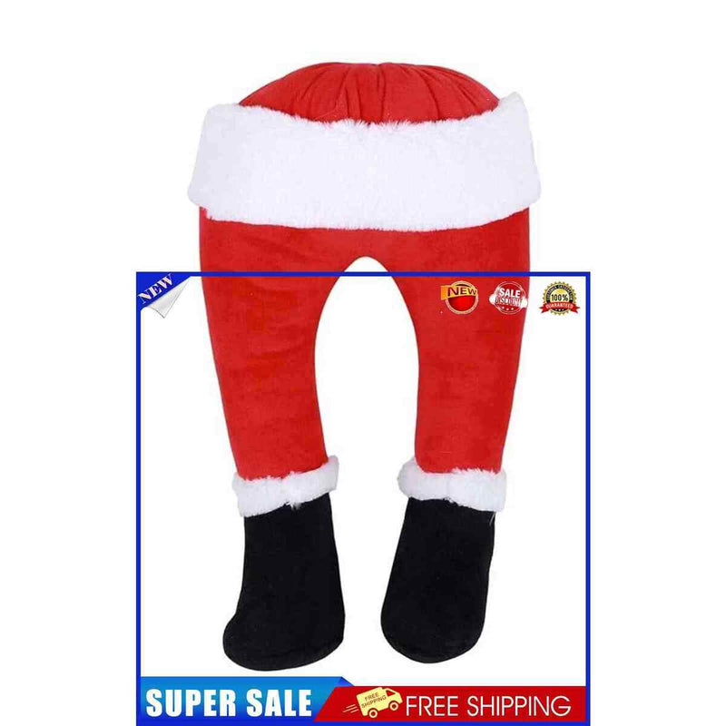Hanging Christmas Santa Legs Plush Feet Festive Christmas Decorations for Home