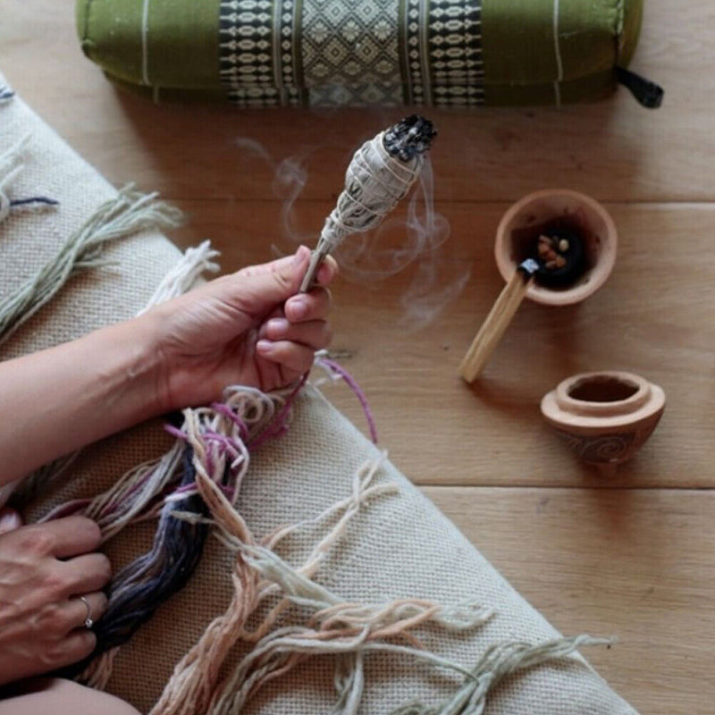 White Sage Bundles Smudge Incense Sticks Indoor Home Smoking Purification