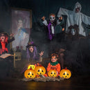 Pumpkin Balloons Halloween Party Decorations Led Light Up Latex Balloon