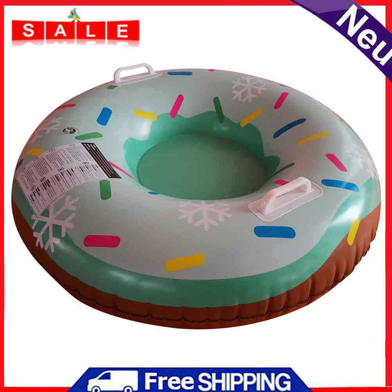 Durable Inflatable Snow Sled Tire Tube Skiing Ring Pad Outdoor Sports Supplies