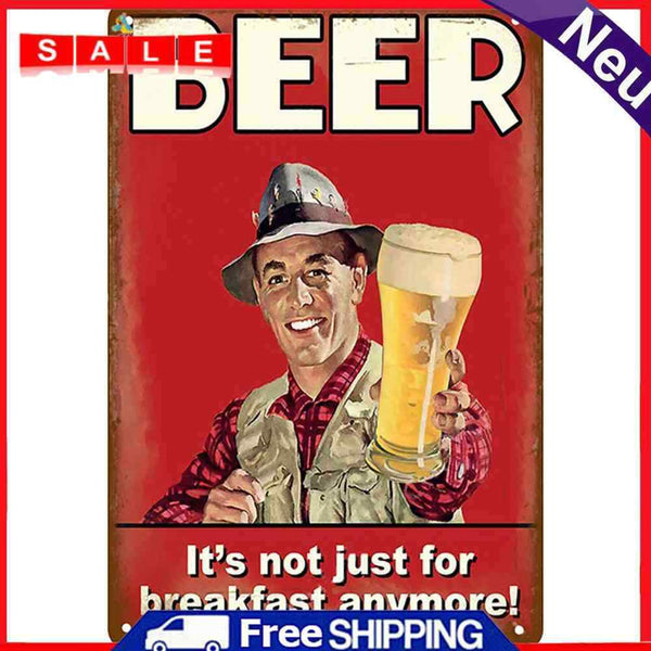 Retro Beer Metal Tin Signs Home Wall Decor Poster Nostalgia Plates Craft Plate