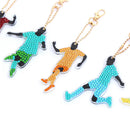 5pcs DIY Diamond Painting Keychain Football Special-shaped Drill (AA990)