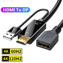 HDMI-compatible to Displayport HDMI 2.0 to Display Port For PS4 XBox Laptop PC
