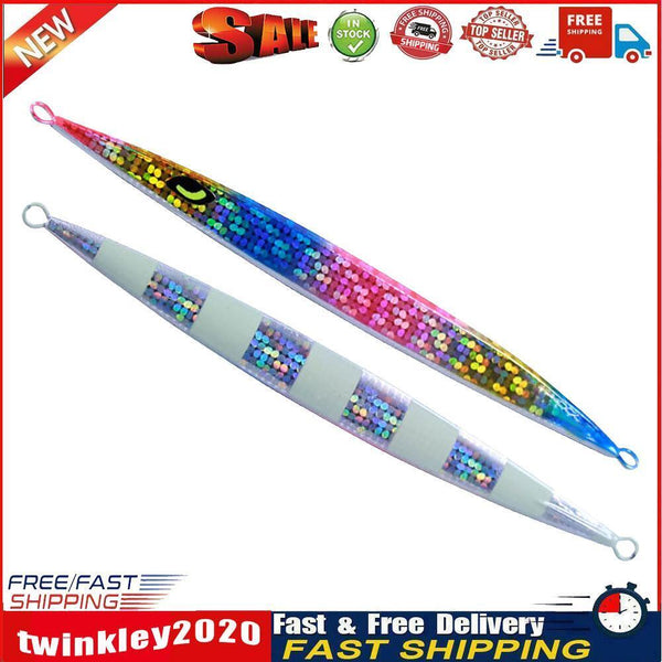 Fishing Lure Swimbait Iron Plate Deep Sea Jig Hard Baits (Colorful 150g) Newly