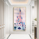 Full Round Drill Color Cartoon Castle Painting Kit DIY Room Decor Wedding Gifts
