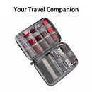 Portable Watch Strap Organizer Watch Band Storage Bag Travel Case (Grey) Newly