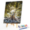 Life of Tree Oil Paint By Numbers DIY Coloring Picture for Adults Children