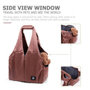 Travel Pet Shoulder Bag Waterproof Small Cat Dog Carrier Handbag (Caramel)