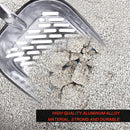 Metal Cat Kitten Litter Shovel Aluminum Alloy Pet Sand Clean Scoop (Grey) Newly