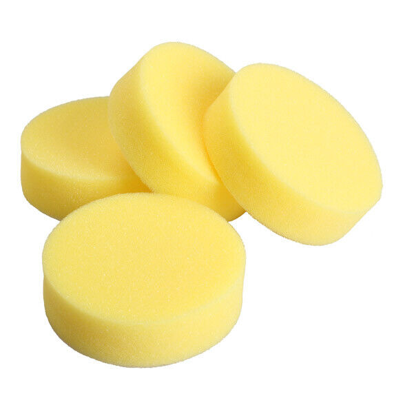 12pcs Polish Wax Round Foam Sponges Applicator Pads for Clean Car Glass Newly
