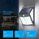238LED Solar Wall Lamp Waterproof Motion Sensor Outdoor Garden Decor Light