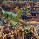 DIY 2.4GHz RC Dinosaur LED Light Walking Remote Control Raptor Velociraptor