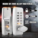 Password Keyless Digital Mechanical Code Lock Gate Entry Access Door Lock