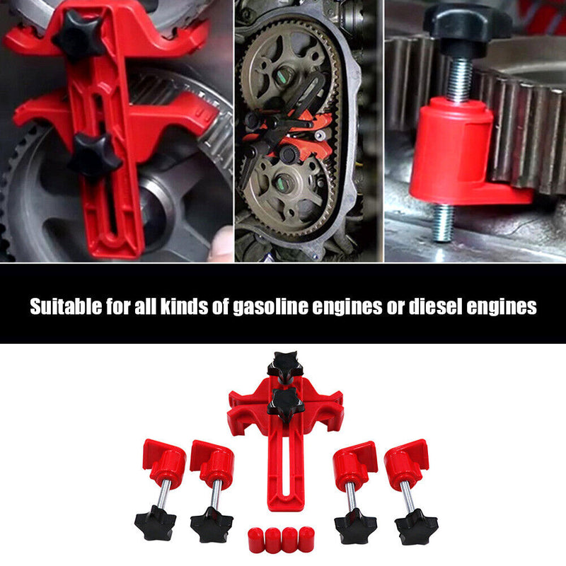 Timing Gear Clamp Set Camshaft Sprocket Locking Tool for Single Dual Quad C