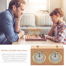 Portable Mechanical Chess Clock Board Game No Battery Count Down Chess Timer