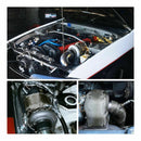 Titanium T3 Fiber Turbo Blanket Heat Shield Barrier Turbocharger Cover Wrap