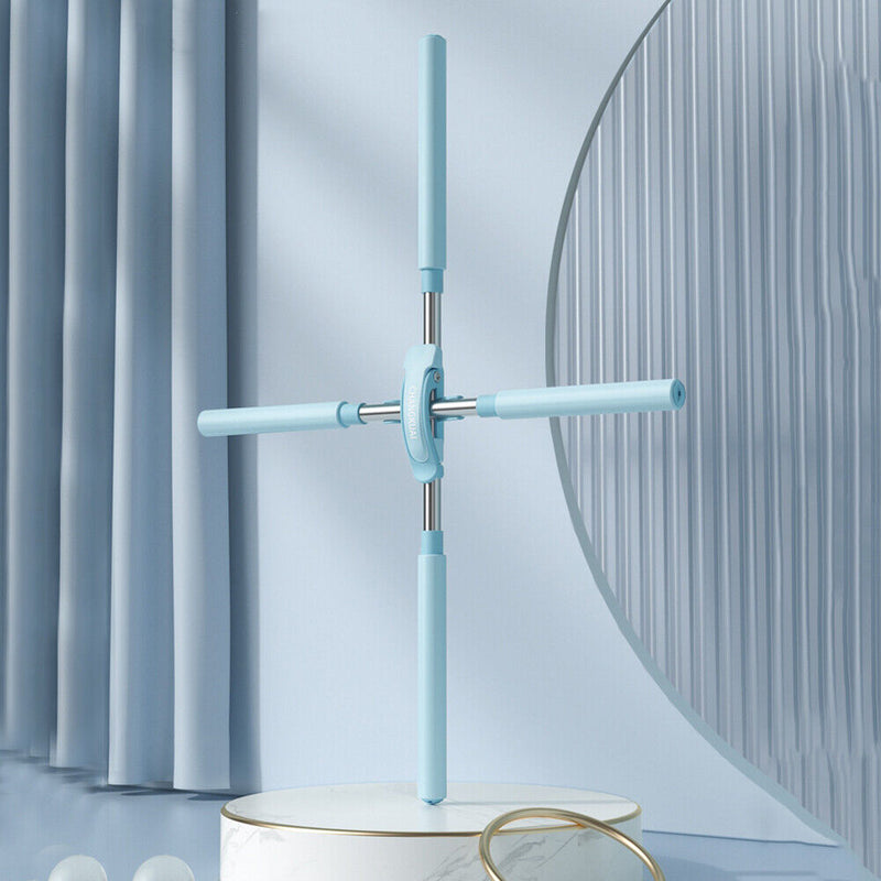 Yoga Hunchback Posture Corrector Cross Open Back Correction Stick (Blue)