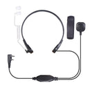 2Pin PTT Throat Mic Covert Acoustic Earpiece Headset Headphone For Baofeng UV-5R