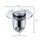 Prevent Clogging Sink Drain Bouncing Plug Washbasin Bathroom Water Stopper