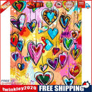 Painting By Numbers Kit DIY Love Heart Hand Painted Canvas Oil Art Picture