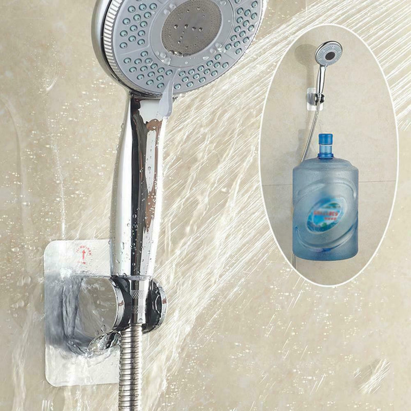 Bathroom Wall Mounted Shower Head Handset Holder Suction Adjustable Bracke E6B4