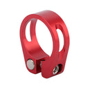 Mountain Bike Seatpost Clamp CNC Road Bicycle Seat Tube Clip (Red 31.8mm) Newly