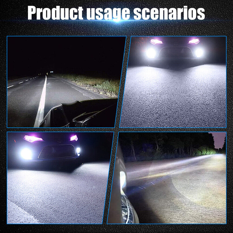 2pcs H11 Auto Car Fog LED Lamp Vehicle Automobile Foggy Rainy Lighting Accessory