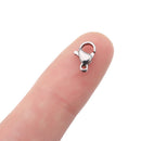 Steel Lobster Clasps Hooks Necklace Bracelet Buckle 9/10MM Jewelry Making