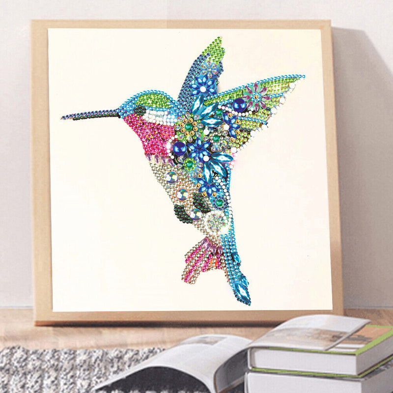 5D Partial Special Shaped Diamond Painting Hummingbird Poster Kit (UP265) Newly