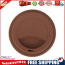 Wheel Shape Silicone Cup Lids Heat-resistant Dust-proof Bowl Cover (Coffee)