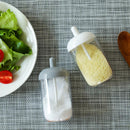 Plastic Seasoning Jar Can Kitchen Spice Salt Pepper Condiment Bottle with Spoon