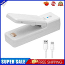Mini Heat Bag Vacuum Heat Sealer for Plastic Bag Storage Food Snack (White)