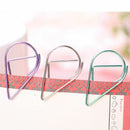 Cute Hand Account Atationery Creative Metal Water Drop Bookmark Paper Clip