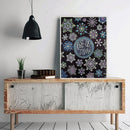 5D DIY Special Shaped Diamond Painting Snowflake Cross Stitch Craft Kit Wall Art
