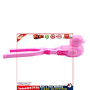 Snowball Maker Tool Duck Shape Snow Ball Tongs Clip with Handle (Pink) Newly