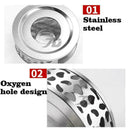 Tea Coffee Teapot Warmer Candle Light Round Base Heater Steel O6Q4 Holder V7K0
