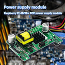 Ethernet POE Power Supply Module with Heatsinks for Raspberry Pi 4B/3B+